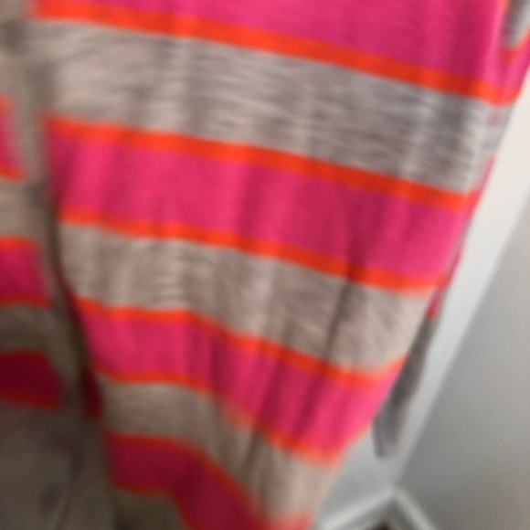 Old Navy Crewneck Button Down Cardigan Coral Tropics - Picture 7 of 8